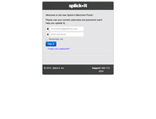 Tablet Screenshot of merchant.splickit.com